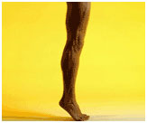 photo of a leg